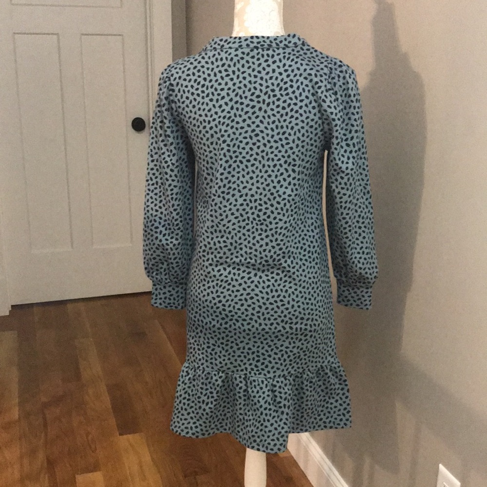 Ann Taylor Animal print peplum sweater dress - Picture 5 of 6
